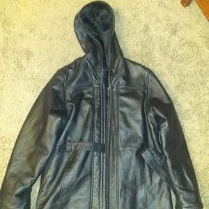 Wilsons leather Womans fleece lined leather jacket